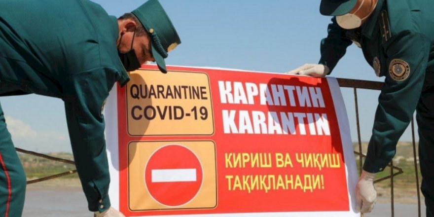 Özbekistan'da corona vaka sayısı 4 bini aştı