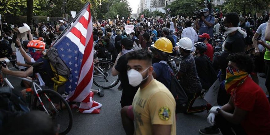 George Floyd gösterilerine katılanlardan bazılarının Covid-19'a yakalandığı belirlendi