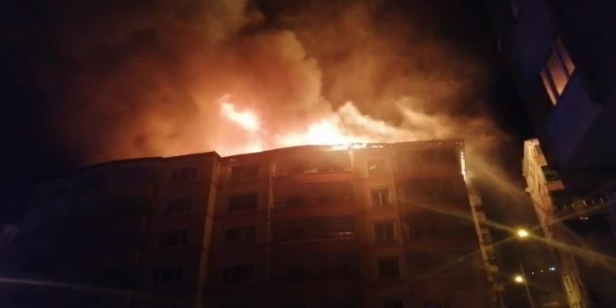 Yozgat'ta gece yarısı korkutan yangın!
