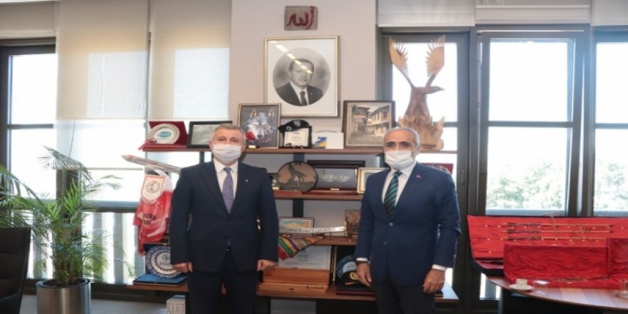 Yalçın Topçu Moldova’nın Ankara Büyükelçiliğine atanan Dmitri Croitor’la görüştü