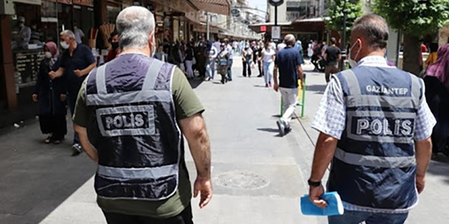 Gaziantep'te 1857 Kişiye Sosyal Mesafe Ve Maske Cezası