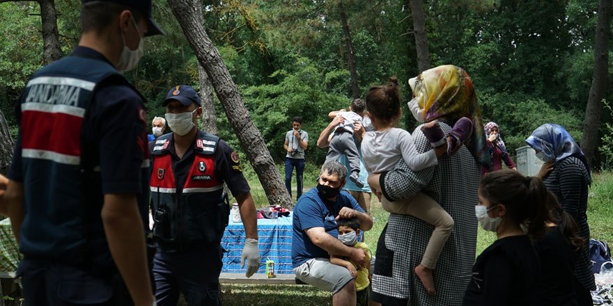 İstanbul'da Jandarma ekipleri piknik alanlarında denetim yaptılar!