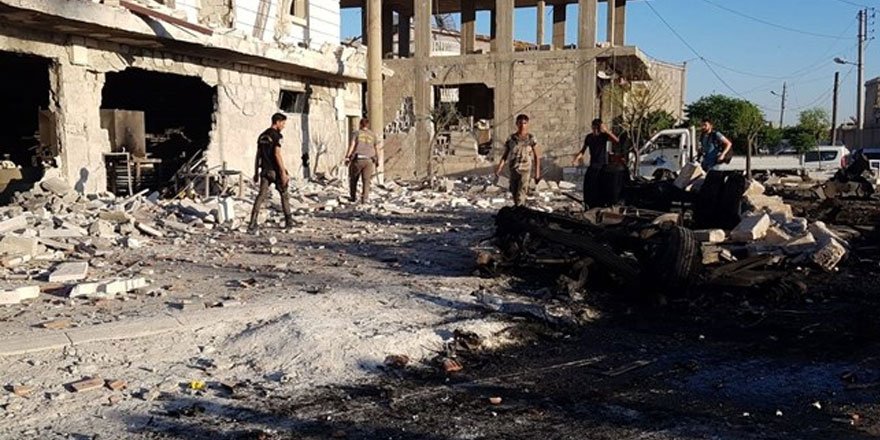 Azez'de terör saldırısı: 5 ölü