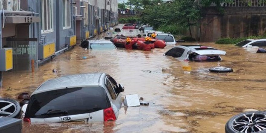 Güney Kore'de şiddetli yağış can aldı: 5 ölü 7 kayıp