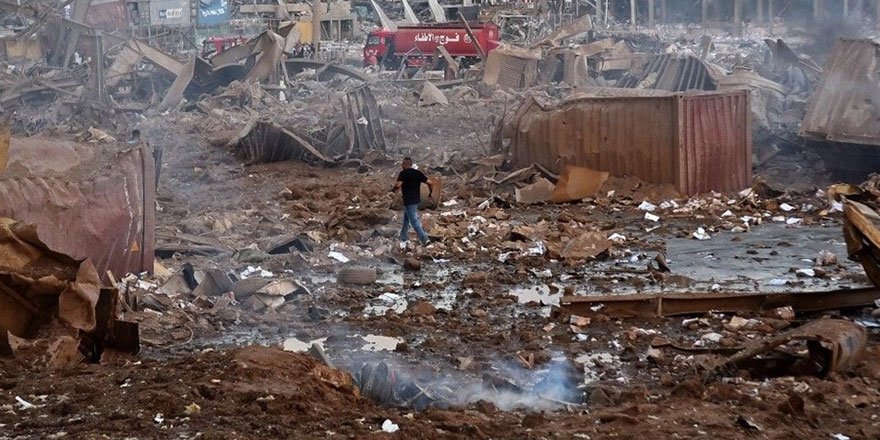 Patlamadan geriye bir şehrin enkazı kaldı! İşte kare kare Beyrut