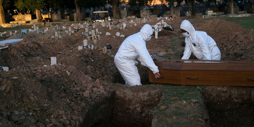 Son 24 saatte Brezilya'da 1437, Hindistan'da 904, Meksika'da 829 kişi hayatını kaybetti