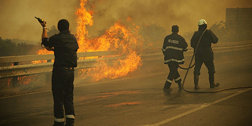 Bulgaristan'da çıkan orman yangını Türkiye sınırına dayandı!