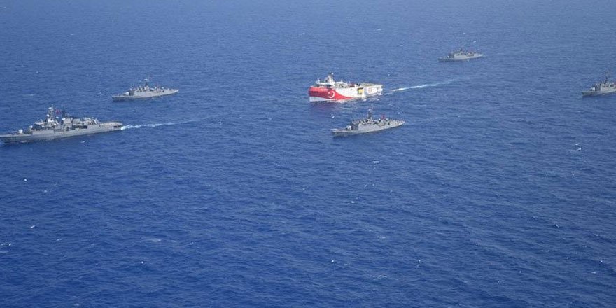 Oruç Reis Doğu Akdeniz'de Yunanistan'ı panikletti!