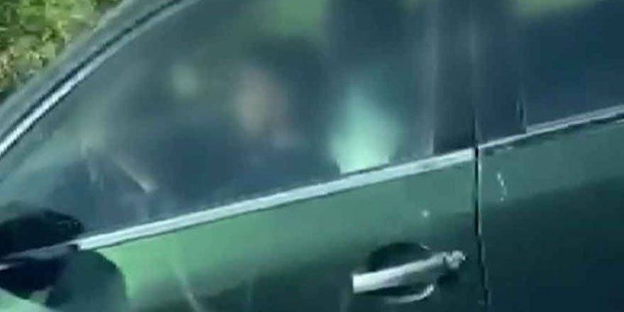 Çocuk sürücü direksiyonda: Araç yoğunluğuna aldırmadılar