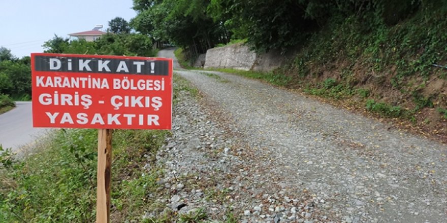 Bilecik'te bir köyde karantina uygulaması başladı