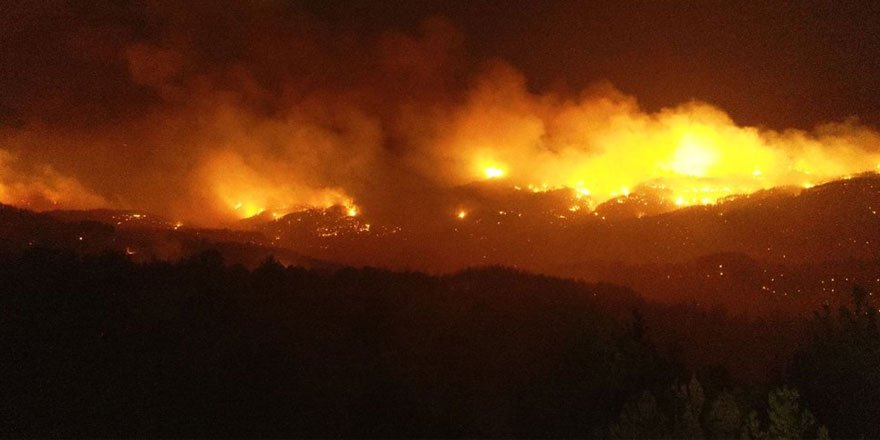 Adana'da orman yangını: 6 köy ve 800 hane boşaltıldı
