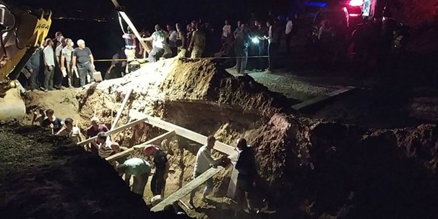 Su kanalı kazısında göçük: İki kardeş hayatını kaybetti