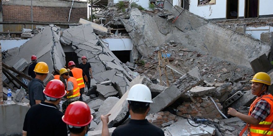 Çin'de çöken restoranda can kaybı 29'a yükseldi