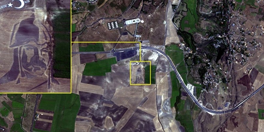 Göktürk-1, Alparslan silüetini uzaydan görüntüledi