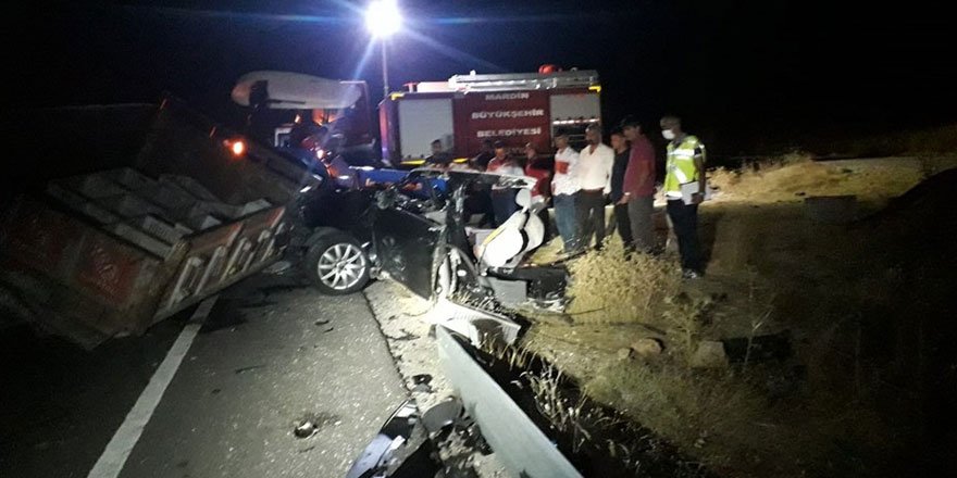 Mardin'de zincirleme trafik kazası faciası! 6 kişi hayatını kaybetti