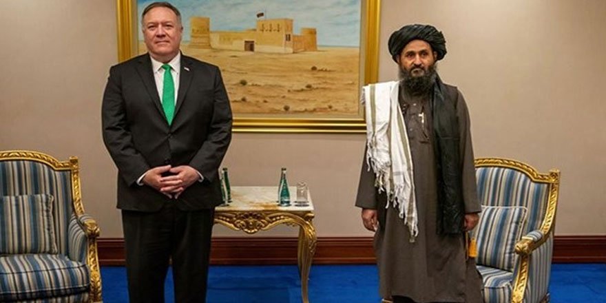 ABD Dışişleri Bakanı Pompeo Taliban liderleri ile görüştü