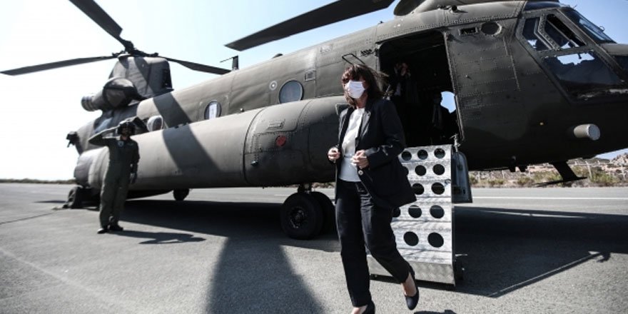 Yunanistan Cumhurbaşkanı Sakellaropulu'dan Meis provokasyonu!