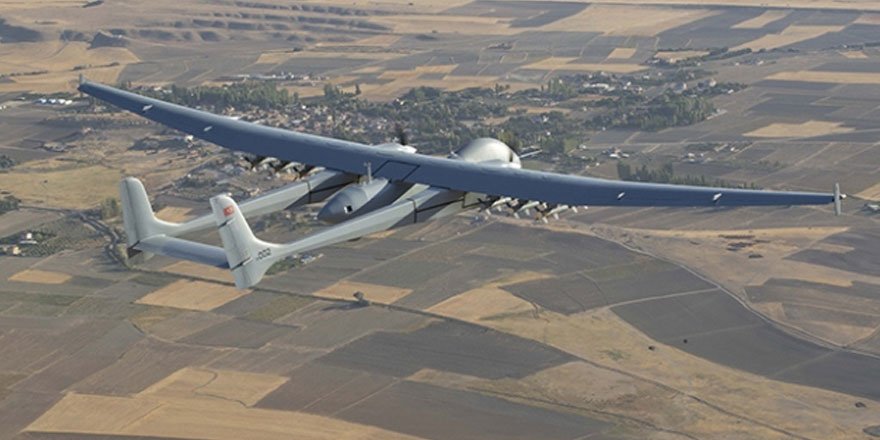 Aksungur tam yüklü mühimmatla 28 saat uçtu