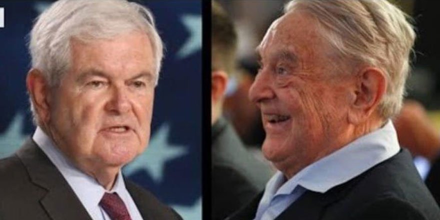 Fox News kanalında George Soros'u eleştiren siyasetçi Newt Gingrich susturuldu!