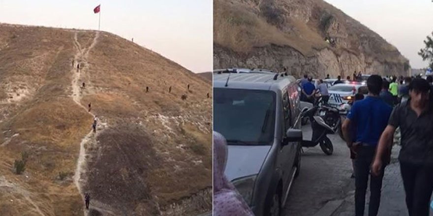 Şanlıurfa'da Türk bayrağını indirmeye çalışan kişi gözaltına alındı