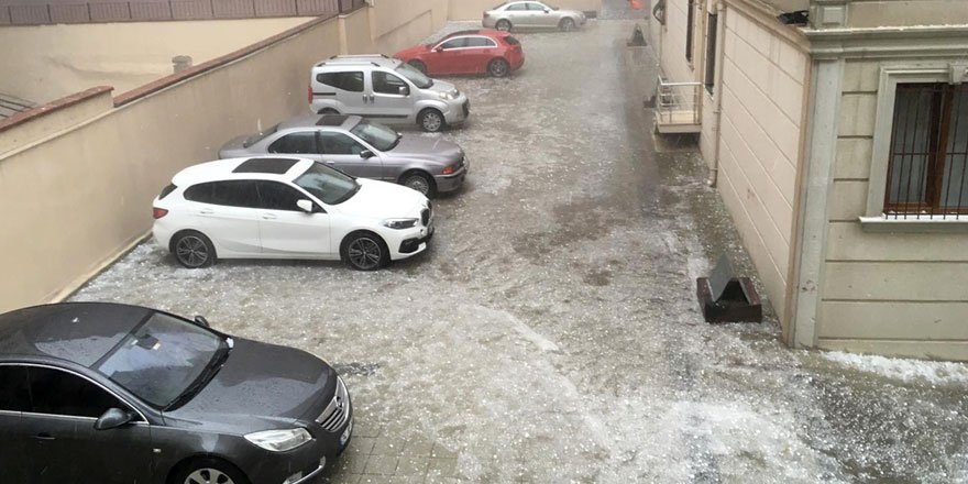 İstanbul'da sağanak ve dolu hayatı felç etti! Meteoroloji uyardı