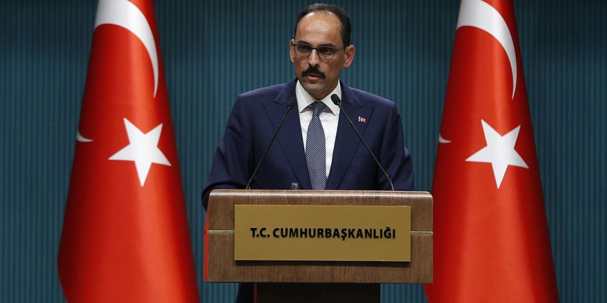 Cumhurbaşkanlığı Sözcüsü Kalın'dan Joe Biden'a sert tepki!