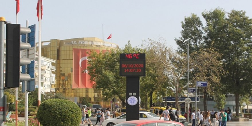 77 yıl sonra Aydın'da sıcaklıkta rekor kırıldı!