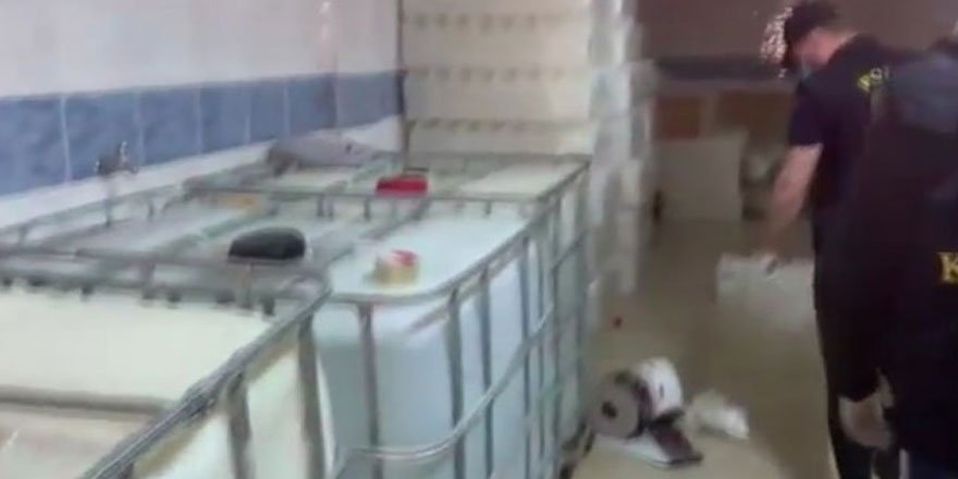 İstanbul'da 6 ton etil alkol ele geçirildi