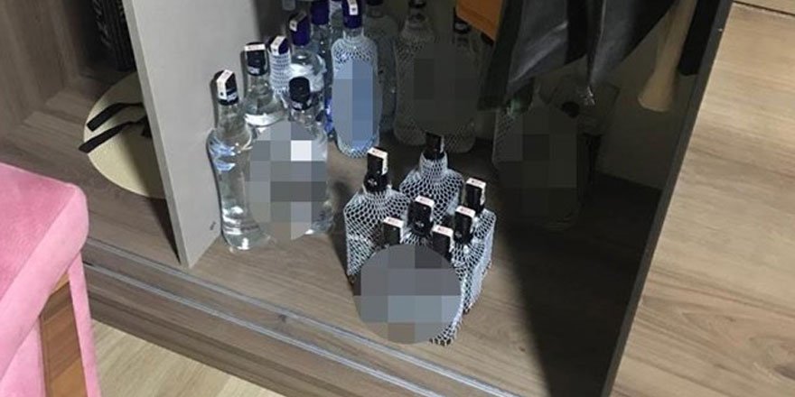 Manisa'da 10 bin litre sahte içki