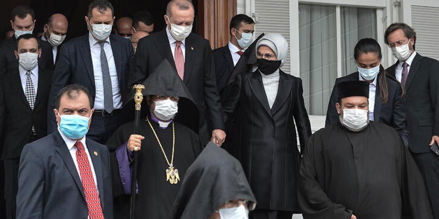 Cumhurbaşkanı Erdoğan Markar Esayan'ın cenaze törenine katıldı