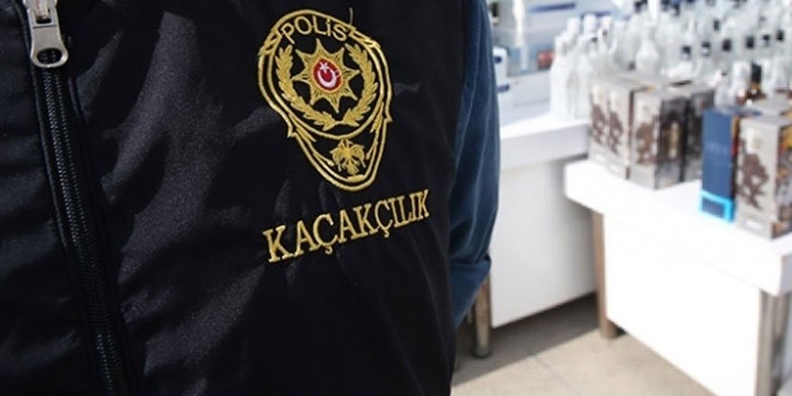 İstanbul'da 2,5 ton sahte içki ele geçirildi