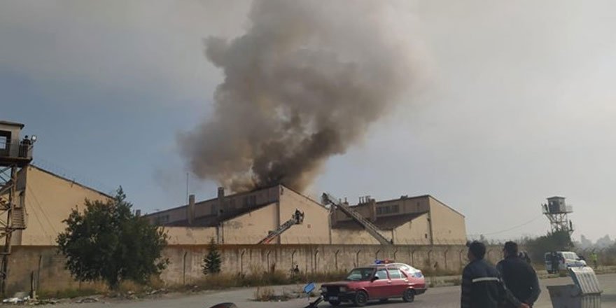 Kütahya cezaevinde yangın çıktı!