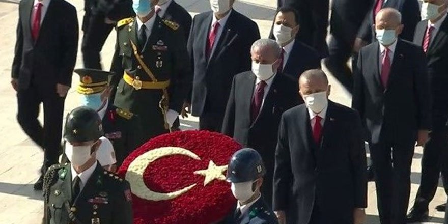 Anıtkabir'de 29 Ekim Cumhuriyet Bayramı töreni