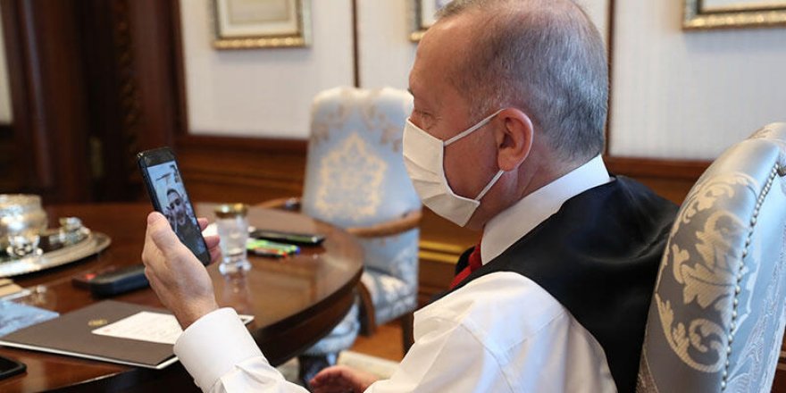 Cumhurbaşkanı Erdoğan kahraman Türklerle görüştü