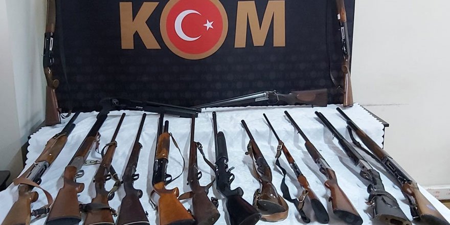 Ordu merkezli 6 ilde silah kaçakçılığı operasyonu!