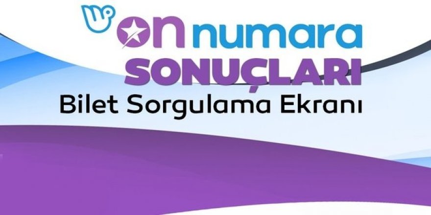 On Numara sonuç ekranı millipiyangoonline'da