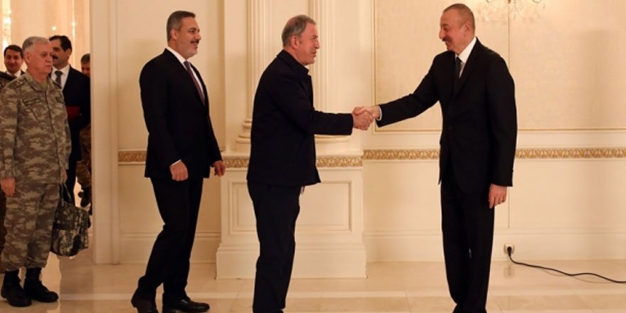 Türk heyetten İlham Aliyev'e tebrik ziyareti