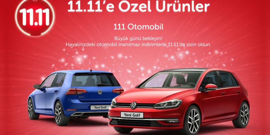 11.11'e özel indirimli otomobiller satışa çıktı