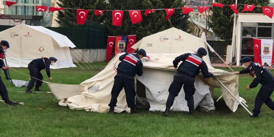 Jandarma'dan deprem tatbikatı