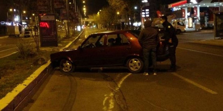 Kaza yaptı, kısıtlamayı ihlalden ceza yedi