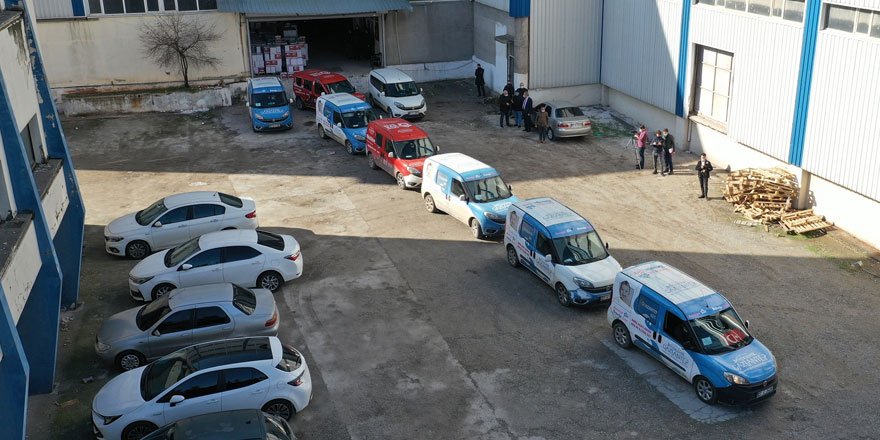 Büyükşehir esnafa destek halka şifa paketlerinin dağıtımına başladı!