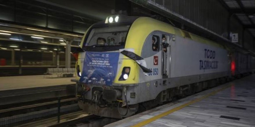 Çin'e giden ihracat treni Ankara'dan geçti
