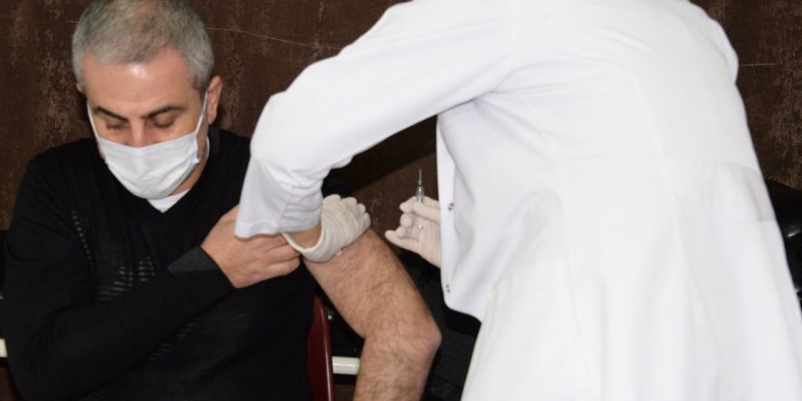 Çin aşısında ikinci doz yapıldı