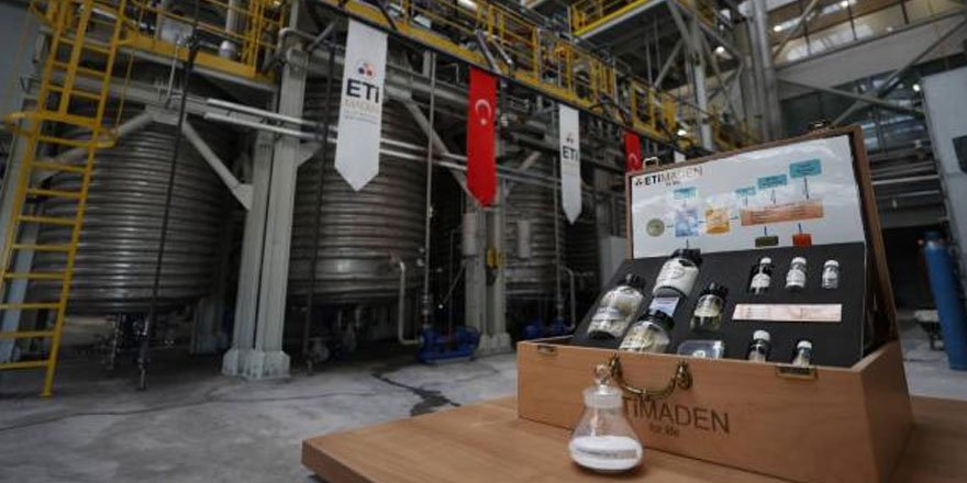 Türkiye'deki ilk lityum karbonat üretim tesisi açılıyor