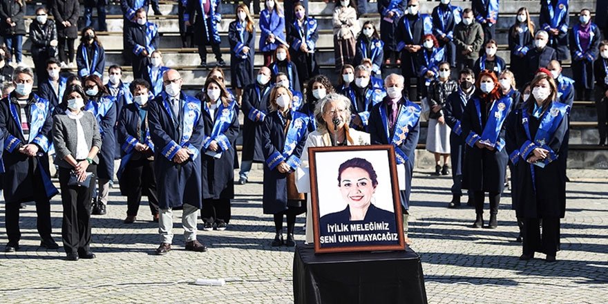 Öldürülen Dr. Öğretim Üyesi Aylin Sözer için tören düzenlendi