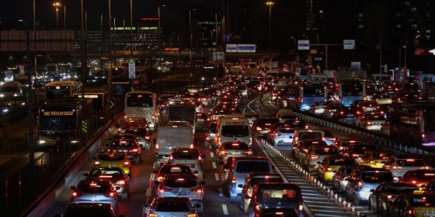 İstanbul'da trafik yoğunluğu