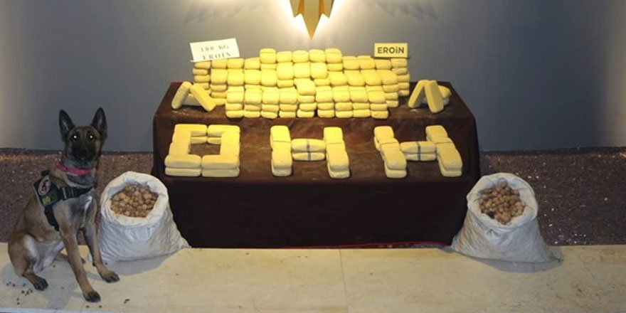 Malatya'da ceviz çuvallarına gizlenmiş 100 kilo 250 gram eroin ele geçirildi