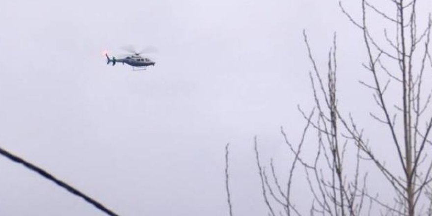 İstanbul'da helikopter düştü iddiası