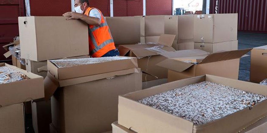 2020'de 10,8 milyon paket kaçak sigara ele geçirildi
