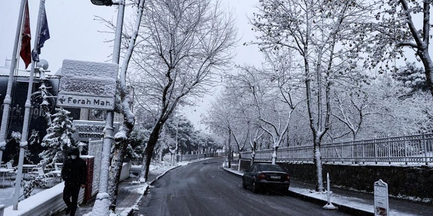 İstanbul'da kar yağışı